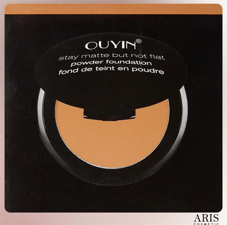 OUYIN Makeup Coverage Lightweight Matte Finish Pressed Powder Foundation